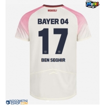 Moški Nogometni dresi Bayer Leverkusen Eliesse Ben Seghir #17 Gostujoči 2025-26 Kratek Rokav